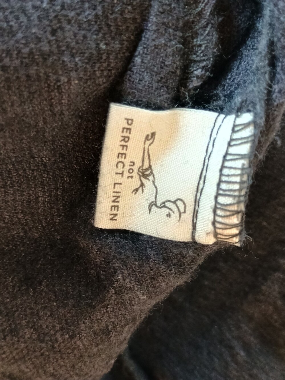 notPERFECTLINEN Maxi Wells Wool/Linen Blend Pants - Picture 3 of 4